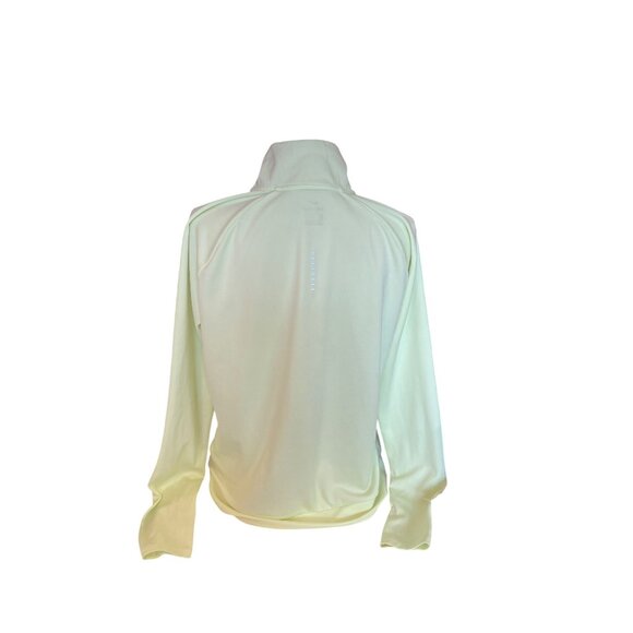Nike Womens Top Medium Light Green Dri-Fit Running Pullover Half-Zip Athletisure - Picture 2 of 8